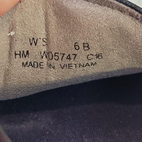 Cole Haan Boat Shoes Womens 6 B Regatta Slip On W05747 Black Patent Leather - Picture 10 of 10